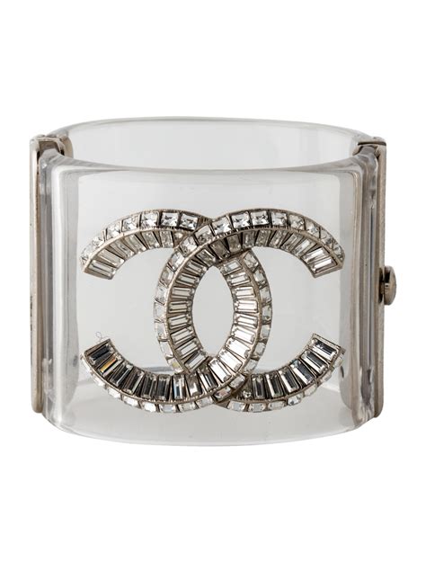 chanel bangle bracelet acrylic|chanel cuff bracelet women.